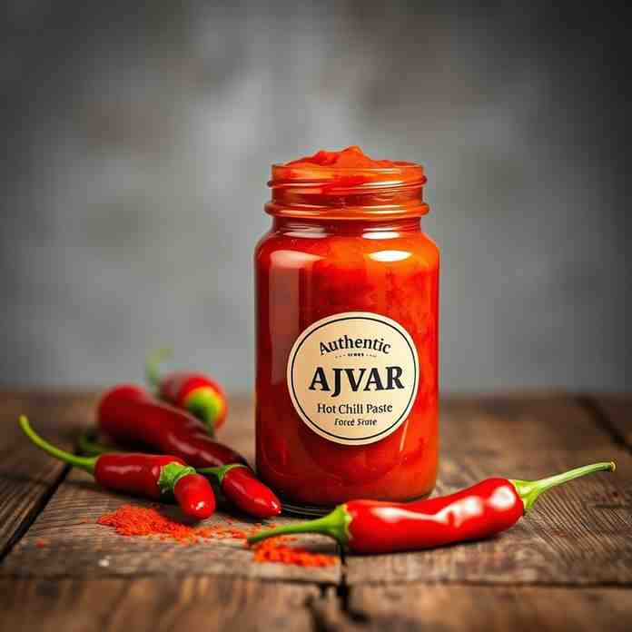 Authentic Ajvar - Hot Chili Paste